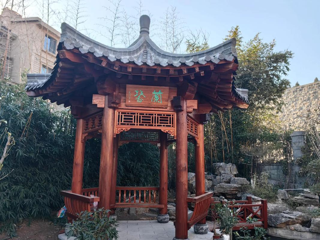 亭子#長廊#仿古建筑 #園林景觀工程 #古建青磚青瓦磚雕