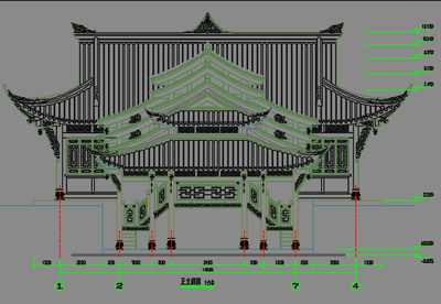 仿古遺跡保護(hù)維修工程施工圖紙免費(fèi)下載 - 園林古建 - 土木工程網(wǎng)